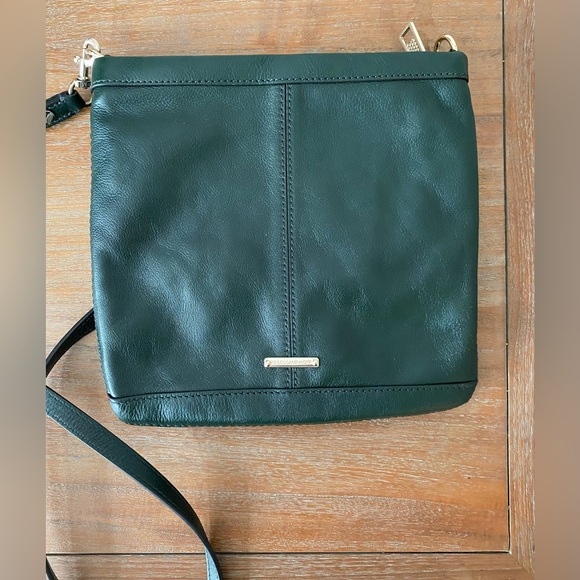 NWOT Rebecca Minkoff Green Leather Handbag - Picture 2 of 15